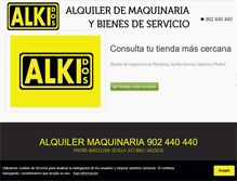 Tablet Screenshot of alquilermaquinaria.es